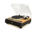House of Marley Soul Rebel Plattenspieler Bluetooth - nachhaltig gefertigter Schallplattenspieler mit integrierten Lautsprechern, mit AT3600L-Tonabnehmer, LED-Beleuchtung & Vorverstärker