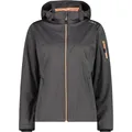CMP Damen Light Melange Softshell Jacke (Größe XL, grau)