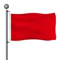 90 x 150 cm Rote Einfarbige Flagge Mit 2 Messingösen - DIY Polyestergewebe-Leinwand für Outdoor Haus Garten Party Dekoration