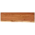 vidaXL Tischplatte 120x40x2,5cm Rechteckig Massivholz Akazie Baumkante 370254