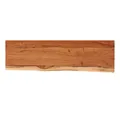 vidaXL Tischplatte Tischplatte 120x40x2,5cm Rechteckig Massivholz Baumkante (1 St)