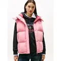 Tommy Jeans Steppweste TJW ALASKA GRID DOWN VEST rosa S (36)