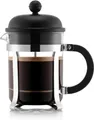 Bodum French Press Kaffeebereiter 0,5 L 4 Tassen hitzebeständig Glas Edelstahl