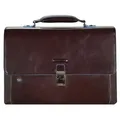 Piquadro Blue Square Aktentasche II Leder 40 cm Laptopfach  braun