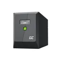 Greencell UPS 1500VA 1050W PowerProof mit LCD-Display – USV mit Reiner Sinuswelle, zuverlässiger Stromschutz, Überspannungsschutz, Notstromversorgung für Haushaltsgeräte, USB/RJ45, 4X Schuko + IEC