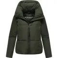 Marikoo Damen Winterjacke Ninikaa mit Kapuze & Fleece-Innenfutter