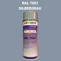 Dupli Color Spraydose 400ml glänzend schnelltrocknend RAL 7001 Farbe Silbergrau