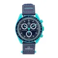Swatch x Omega MoonSwatch Mission on Earth Polar Lights Armbanduhr Ref SO33L103