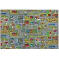 Snapstyle Kinder, Mehrfarbig, Textil, Abstrakt, Rechteckig, 100x300 cm, Teppiche & Böden, Teppiche, Teppich Kinderzimmer
