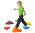 Gonge Balancetrainer Balanciersteine-Set Fluss-Steine, Äußerst stabil und langlebig: Belastbar bis 100 kg