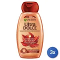 3x Garnier Ultradolce Shampoo Reparateur Intensive Heilmittel Ahorn 300Ml