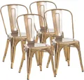 4er Set Stuhl Benedikt gold
