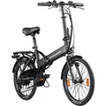 Zündapp Green 1.0 E Bike 20" Klapprad 36V Pedelec Citybike schwarz matt 37cm