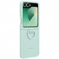 Samsung Silikonhülle mit Ring für Galaxy Z Flip 6 Mint