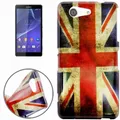 Handy Hülle Bumper Rahmen Tasche Case für Handy Sony Xperia Z3 Compact England