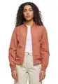 Urban Classics Damen Light Bomber Jacket – leichte Übergangsjacke im Regular Fit aus Polyester mit Reißverschluss und Rippbündchen für Freizeit und Streetwear,terracotta,4XL