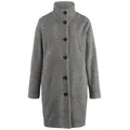 Hessnatur Jerseymantel aus reiner Bio-Merinowolle (1-tlg) grau 42
