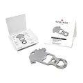 Geschenkartikel: ROMINOX Key Tool // Football – 18 Funktionen, Keytool Schlüsselanhänger Fußball-Fan, Multitool, Multifunktionswerkzeug, Fußball EM, World Cup, Kleinigkeit für Adventskalender