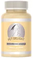 Pet Delight Wurm Leckerlis, das pflanzliche Mittel für Hunde und Katzen als natürliche Wurmkur - Hund + Katz & Vögel - Animal & Dog Dewormer, Wurm (1 Packung)