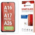 DISPLEX Smart Glasschutzfolie für Samsung Galaxy A16/A17/A26 ultra-dünn, Anti-Fingerprint Coating, Kratzer-resistent