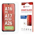 Displex Schutzglas für Samsung Galaxy A26/A17(4G/5G)/A26, Eco-Montagerahmen, Tempered Glas, kratzer-resistente Schutzfolie, hüllenfreundlich (Smat Glass Ultra- Slim)