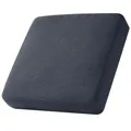 SYLC Sofa Sitzkissenbezug, Sofa Sitzkissenbezug Stretch, Elastischer Kissenbezüge, Husse Überzug Bezug Für Sofa Sitzkissen, rutschfest Stoff Tartan (Dunkelgrau,Großer 1-Sitzer)