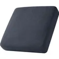 Sofa Sitzkissenbezug Stretch Elastisch Husse Überzug Dunkelgrau 1-Sitzer Tartan
