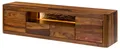 MASSIVMOEBEL24 TV-Board Sheesham 200x45x50 walnuss gewachst TORONTO LUX #251