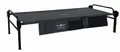 Disc-O-Bed Feldbett mit Seitentaschen, 208x100x41cm, schwarz