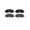 Bremsbelagsatz Scheibenbremse 16 mm BREMBO für u.a. MITSUBISHI LANCER
