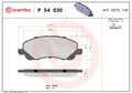 BREMBO Bremsbelagsatz, Scheibenbremse Vorderachse u.a. für CITROËN, DODGE