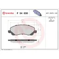 1x Bremsbelagsatz, Scheibenbremse BREMBO P 54 030 passend für CHRYSLER DODGE