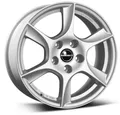Borbet TL brilliant silver 5-Speiche 5.5x15 ET40 - LK5/100 ML57.06 Alufelge silber