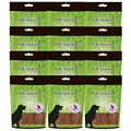 Schecker 12x100g - PUR Kaustreifen vom Kaninchen - getrocknet - weich - gut teilbar - getreidefreies Hundeleckerli