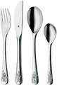 WMF Kinderbesteck Zwerge (4-tlg), 1 Personen, Cromargan® Edelstahl Rostfrei 18/10, ab 3 Jahren, hygienisch, säurefest