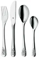 WMF Kinderbesteck Zwerge LBH 21.50x15.50x2.50 cm silber