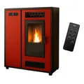 Luft- Pelletofen Slim Astral 12,2 kW Bordeaux Sannover