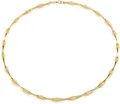 Boccia Damen Halskette in der Farbe Gold poliert matt, antiallergen, 48cm, 08045-03
