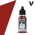 Vallejo Modell Farbe 70908 - Carmine Red - 18 ML