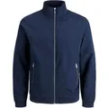 Herrenjacke der Marke Jack & Jones. Die Jacke ist aus hochwertigem Polyester gefertigt.  Marke: Jack & JonesModellname: Jje Rush Harrington BomberKategorie: HerrenjackeMaterialien: PolyesterFarbe: blau