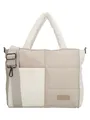Beagles Henkeltasche "Calvia Duo" in Beige - (B)32 x (H)21 x (T)11 cm, Damen