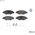BREMSBELAGSATZ SCHEIBENBREMSE 025 235 9718 FÜR PEUGEOT 206+ 306/Hatchback 1.4L