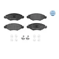 Meyle 025 235 9718 Bremsbelagsatz Scheibenbremse Vorne für Peugeot 206 206 SW