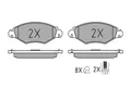 MEYLE Bremsbelagsatz, Scheibenbremse Vorderachse für PEUGEOT