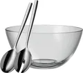 WMF Salatbesteck SET 3 klein TAVERNO 23,5 cm Glasschüssel +Salatbesteck