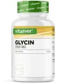 vit4ever Glycin - 365 Kapseln - Hochdosiert mit 2000 mg L-Glycin pro Tagesportion - Besonders hohe Reinheit - Ohne unnötige Zusatzstoffe - Vegan