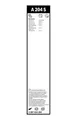 2x Scheibenwischerblatt Flachbalkenwischblatt 3 397 014 204 BOSCH