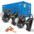 VEVOR 4t Versandcontainer-Räder 8-Loch-Rad-Kit Achse Reifen NICHT enthalten