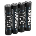 4er Multipack Absina Micro (AAA)-Akku NiMH 1.2 V 4 St.