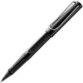 Lamy safari roll-ink black Tintenpatronenroller – zeitlos klassischer Stift mit ergonomischem Griff & Strichbreite M - Gehäuse aus robustem ASA-Kunststoff – inkl. Tintenpatrone T10 blau
